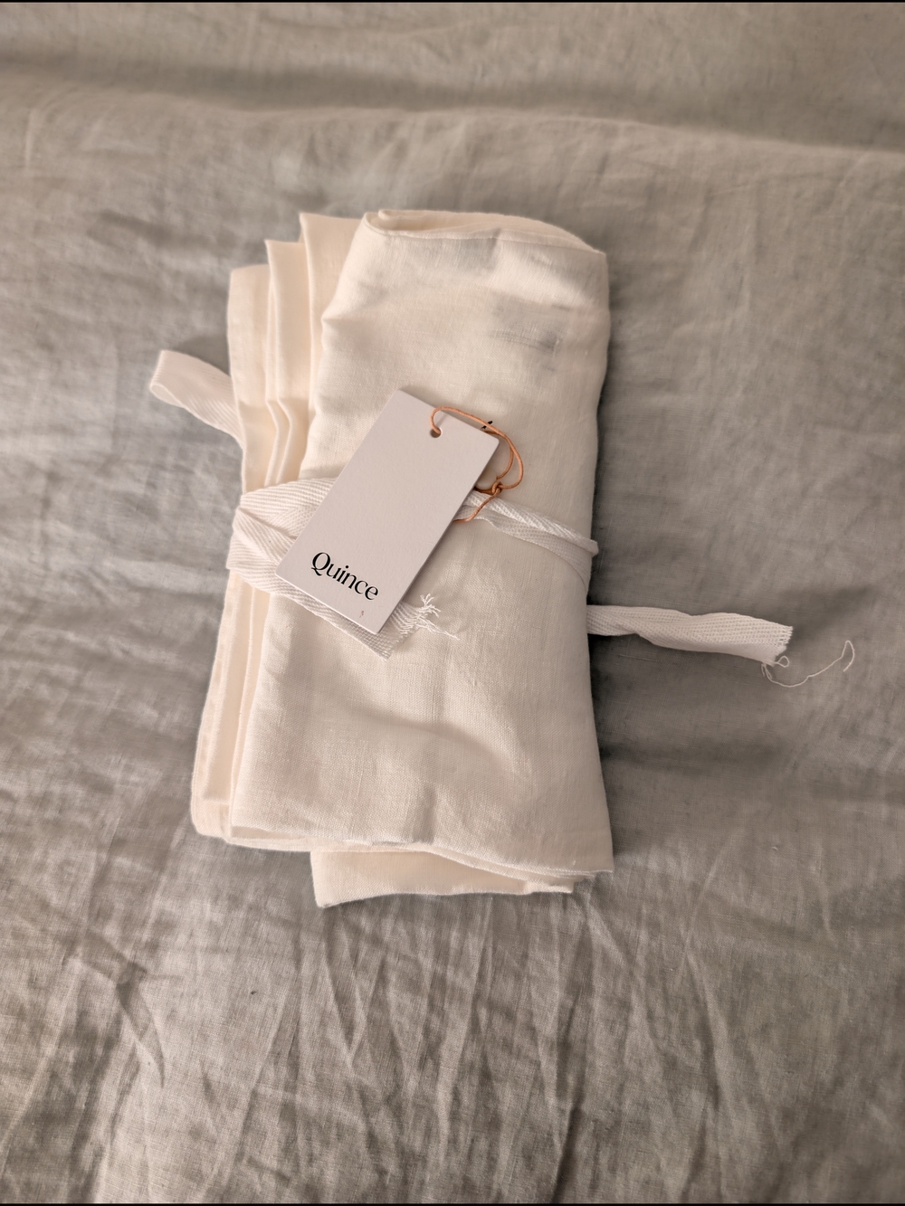 Quince NWT 100% European Linen King Shams Set Of 2 White - Picture 2 of 2